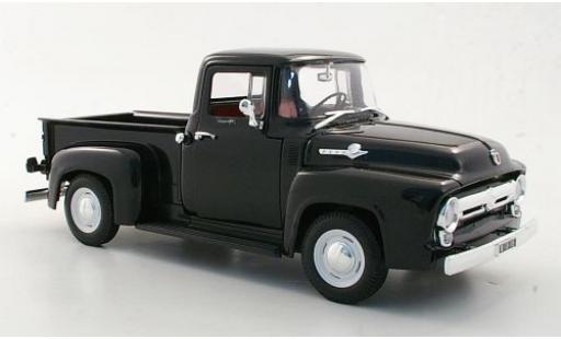 Diecast model cars Ford F-100 Pickup 00 Pick Up black 1956 1/18 Welly