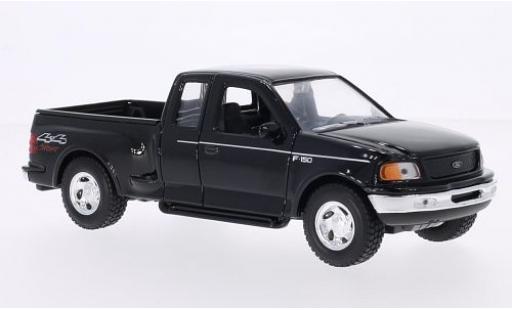 Diecast model cars Ford F-150 Pickup 50 Flareside Supercab black 1999 1/24 Welly