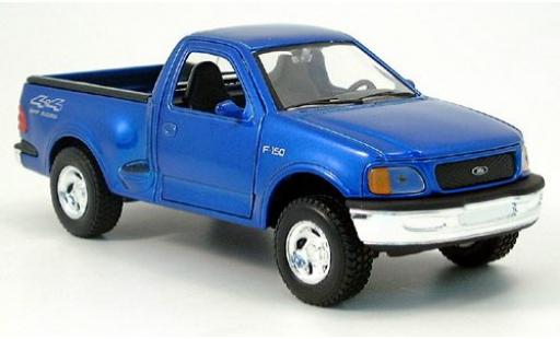 Diecast model cars Ford F-150 Pickup F 150 Styleside blue 1999 1/24 Welly