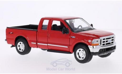 Diecast model cars Ford F-350 XLT Super Duty red 1/24 Welly