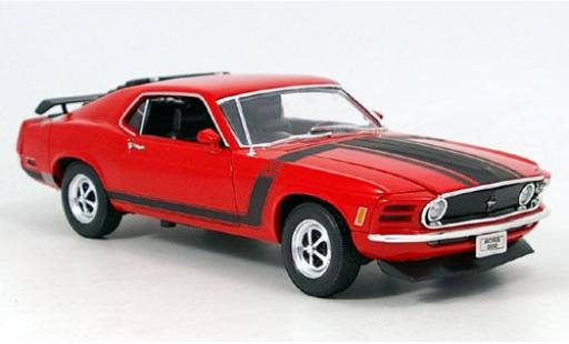 Diecast model cars Ford Mustang Boss red 1970 1/18 Welly