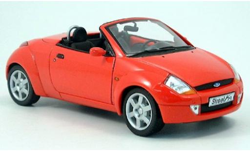 Diecast model cars Ford Street Ka Cabriolet red 1/18 Welly