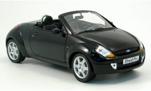 Diecast model cars Ford Street Ka Cabriolet black 1/18 Welly