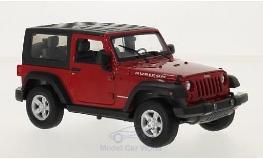 Diecast model cars Jeep Wrangler Base red 1/24 Welly