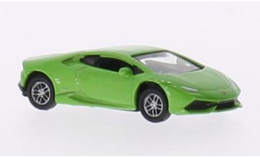 Diecast model cars Lamborghini Huracan LP 610-4 green 1/87 Welly