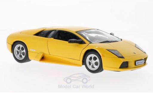 Diecast model cars Lamborghini Murcielago Base yellow 1/24 Welly