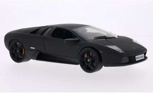 Diecast model cars Lamborghini Murcielago Base matt-black 1/18 Welly