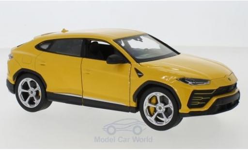 Diecast model cars Lamborghini Urus Base yellow 1/24 Welly