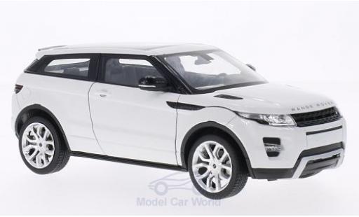 Diecast model cars Land Rover Range Rover Base Evoque white 1/24 Welly