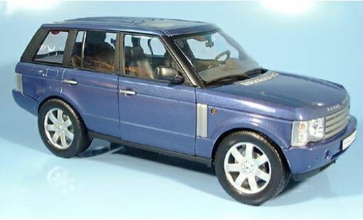 Diecast model cars Land Rover Range Rover Base met. blue 2003 1/18 Welly