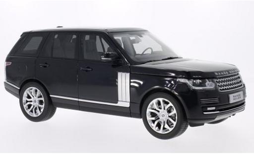 Diecast model cars Land Rover Range Rover Base metallic black 2013 GTA Edition 1/18 Welly