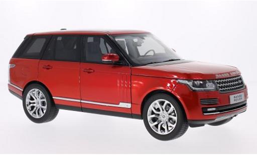 Diecast model cars Land Rover Range Rover Base red 2013 1/18 Welly