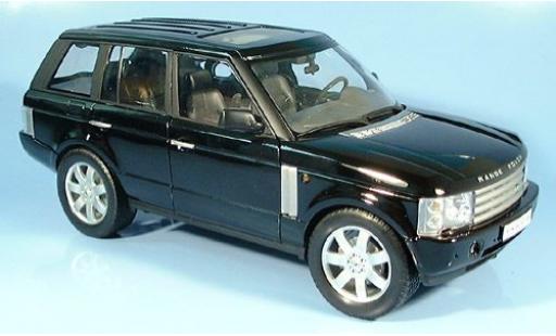 Diecast model cars Land Rover Range Rover Base black 2003 1/18 Welly