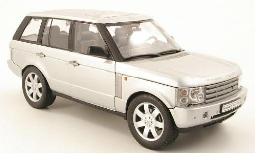Diecast model cars Land Rover Range Rover Base silver 1/18 Welly