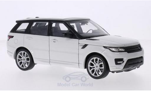 Diecast model cars Land Rover Range Rover Base Sport white/black 1/24 Welly
