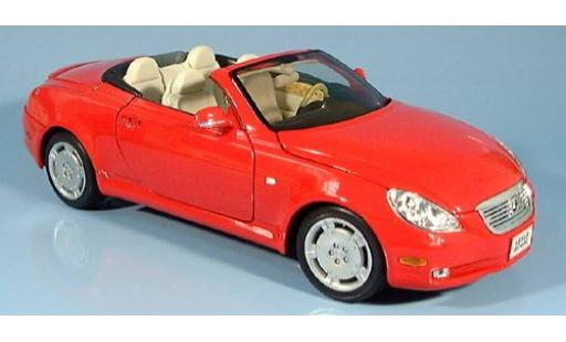 Diecast model cars Lexus SC 430 Convertible red 1/18 Welly
