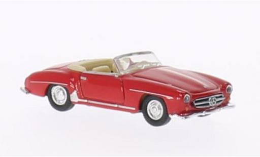 Diecast model cars Mercedes 190 Base SL red 1955 1/87 Welly