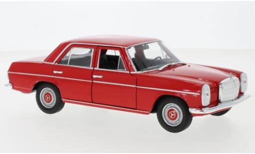 Diecast model cars Mercedes 220 Base (W115) red 1968 1/24 Welly