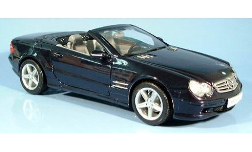 Diecast model cars Mercedes 500 Base SL Convertible dk. blue 1/18 Welly
