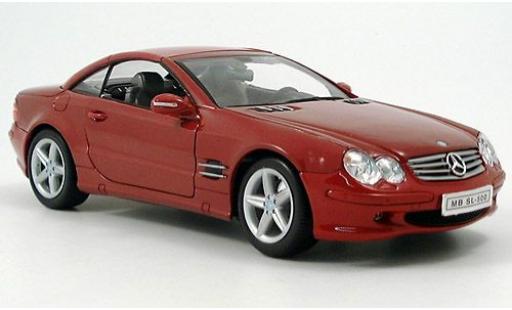 Diecast model cars Mercedes 500 Base SL HT red 2003 1/18 Welly