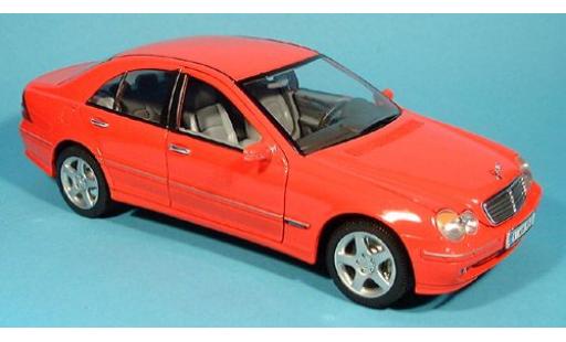 Diecast model cars Mercedes Classe C Base red 2001 1/18 Welly