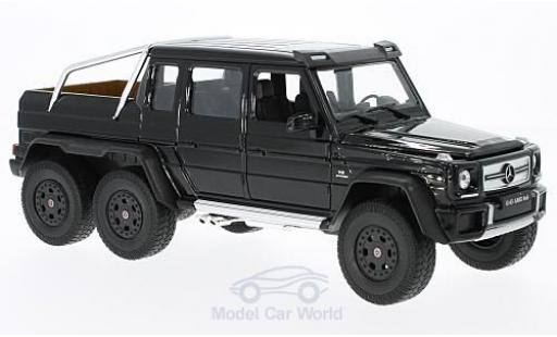 Diecast model cars Mercedes 6 6x6 G 63 AMG black 1/24 Welly