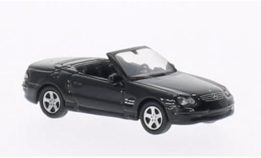 Diecast model cars Mercedes SL Base 500 Convertible black 1/87 Welly