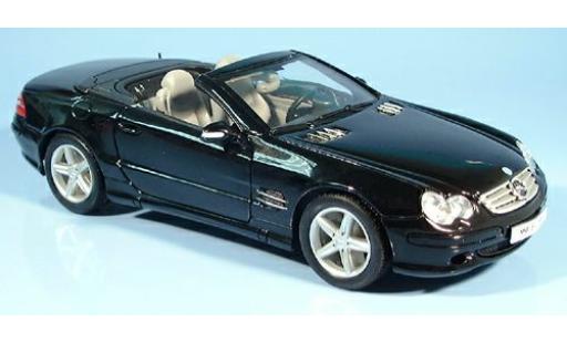 Diecast model cars Mercedes SL Base open black 2002 1/24 Welly