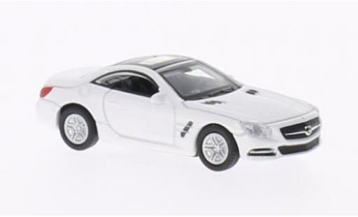 Diecast model cars Mercedes SL Base SL500 white 2012 1/87 Welly