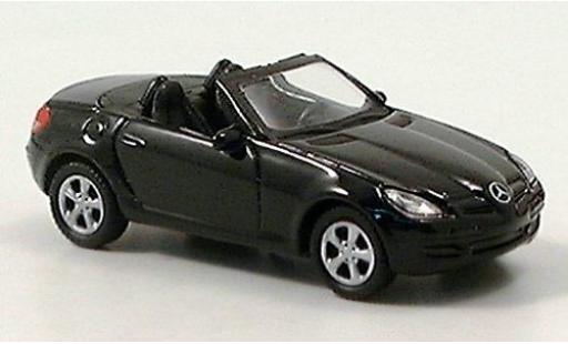 Diecast model cars Mercedes SLK Base 350 Convertible black 1/87 Welly