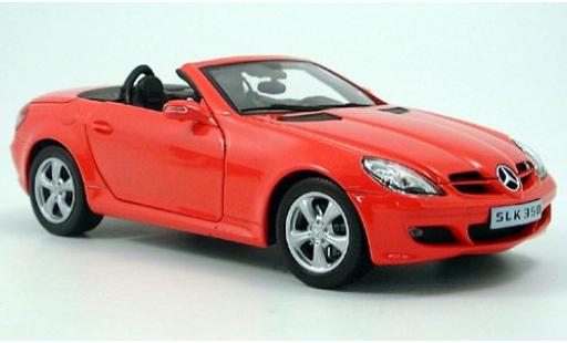 Diecast model cars Mercedes SLK Base open red 2004 1/18 Welly