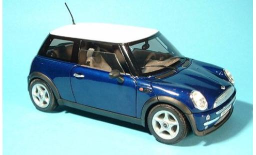 Diecast model cars Mini Cooper Base New blue 1/18 Welly