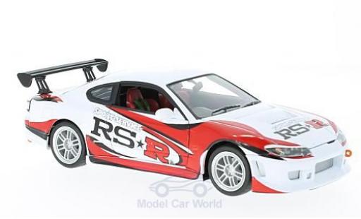 Diecast model cars Nissan Silvia S15 RS-R white/Dekor RHD 1/24 Welly