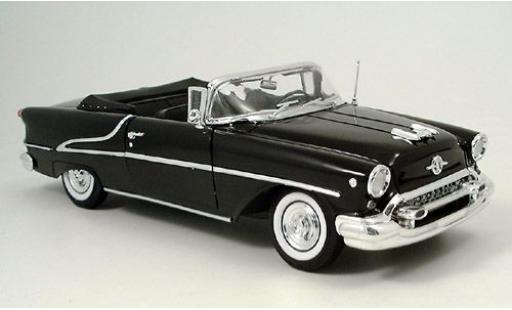 Diecast model cars Oldsmobile Super 88 Convertible black 1955 1/18 Welly