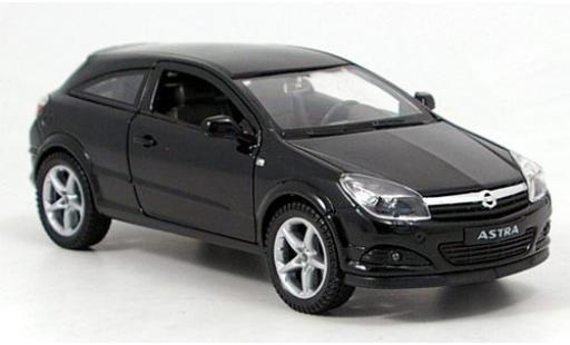 Diecast model cars Opel Astra GTC black 1/24 Welly