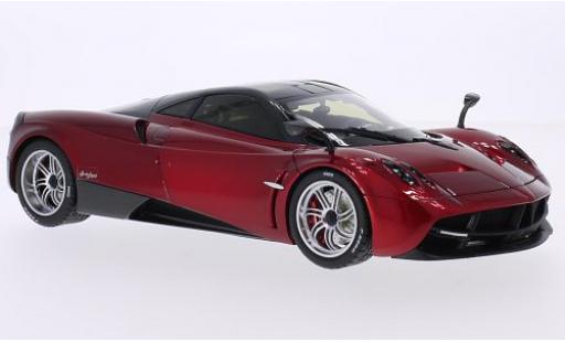 Diecast model cars Pagani Huayra Base metallic red/carbon GTA Edition 1/18 Welly