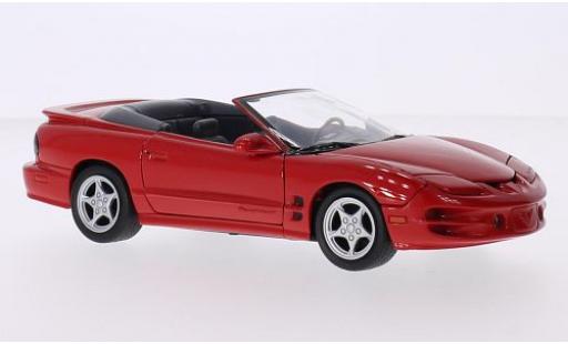 Diecast model cars Pontiac Firebird 2001 Convertible red 1/24 Welly