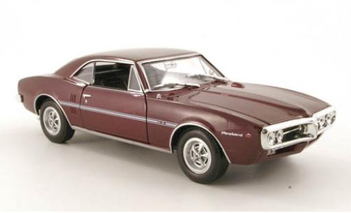 Diecast model cars Pontiac Firebird 1967 met.-dkl.-rot 1/24 Welly