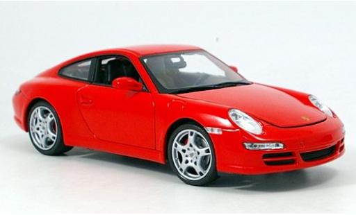 Diecast model cars Porsche 911 S Carrera Coupe red 1/18 Welly