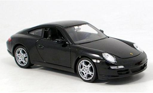Diecast model cars Porsche 911 S Carrera black 1/24 Welly