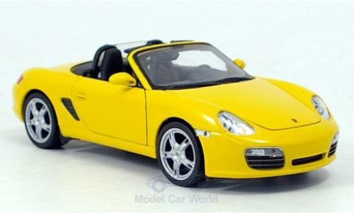 Diecast model cars Porsche 718 S yellow 1/24 Welly