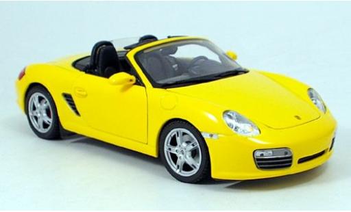 Diecast model cars Porsche 718 S yellow open 1/18 Welly