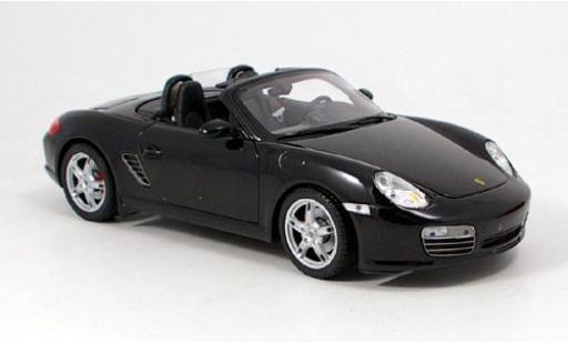 Diecast model cars Porsche 718 S black open 1/18 Welly