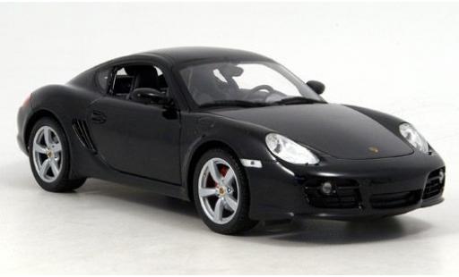 Diecast model cars Porsche Cayman Base black 1/18 Welly