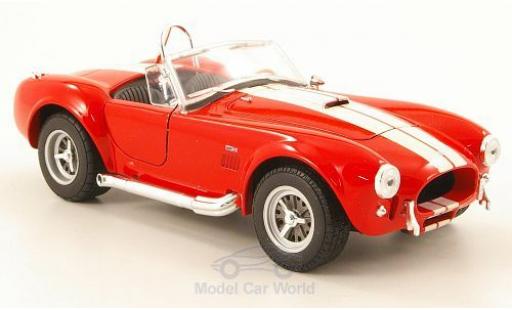 Diecast model cars Shelby Cobra 427 S/C SC red/beige 1965 1/24 Welly