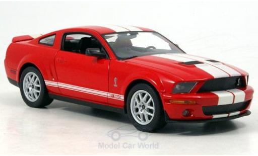 Diecast model cars Shelby Cobra GT500 GT 500 red/white without Vitrine 1/24 Welly
