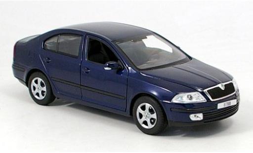 Diecast model cars Skoda Octavia Base dkl.-blue 1/24 Welly