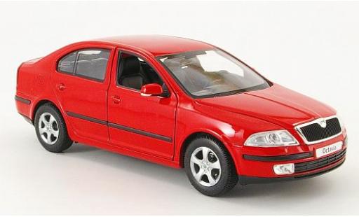 Diecast model cars Skoda Octavia Base red 1/24 Welly