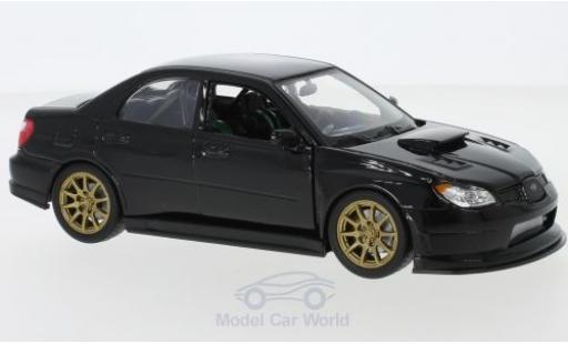 Diecast model cars Subaru Impreza STI WRX black 1/24 Welly