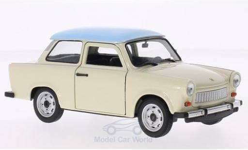 Diecast model cars Trabant 601 Base beige/blue 1/24 Welly